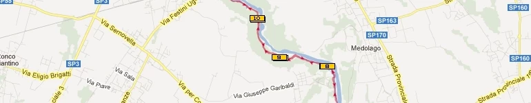 Che belle le centrali idroelettriche tra Paderno e Cornate d'Adda - 12,11 km.