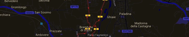 Almenno by night - 15,26 km.