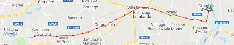 Lunghissimo in quel di Gorgonzola - 36,00 km.