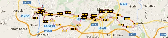 Verso Seriate - 31,76 km.