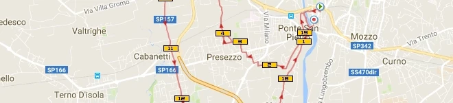 Che strano giro (colpa di una gara a Presezzo) - 20,03 km.